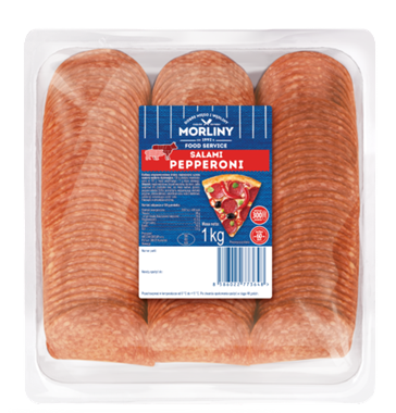 Salami Pepperoni plastry op.1kg – MORLINY